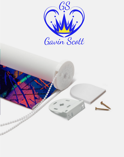 Gavin Scott Deluxe ICONIC Roller Blinds (Recess, Relief; Standard, Blackout)