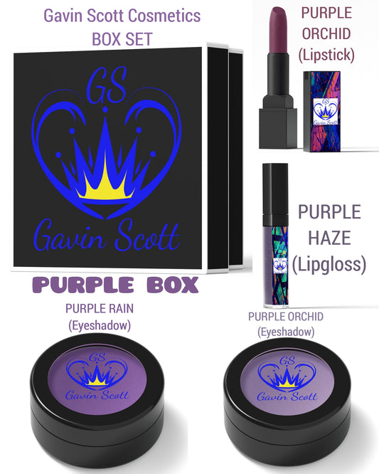 Gavin Scott Cosmetics Box Set - PURPLE BOX