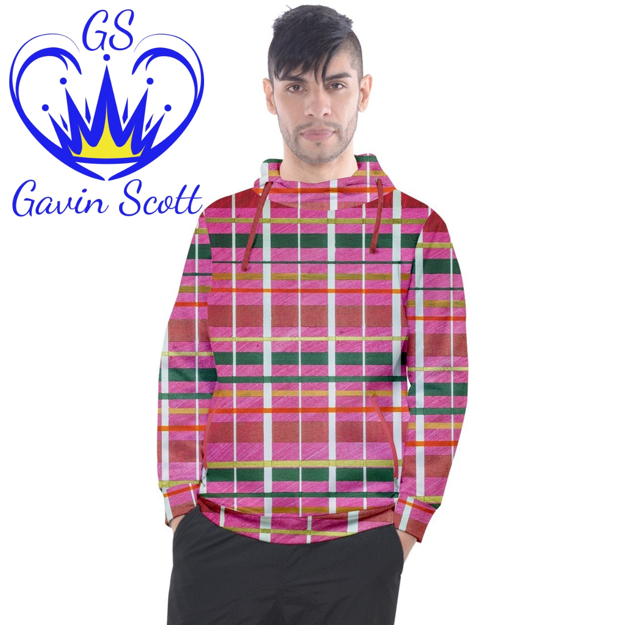 Gavin Scott Pullover Hoodie with Zipper Pockets (Masc XS-3XL)