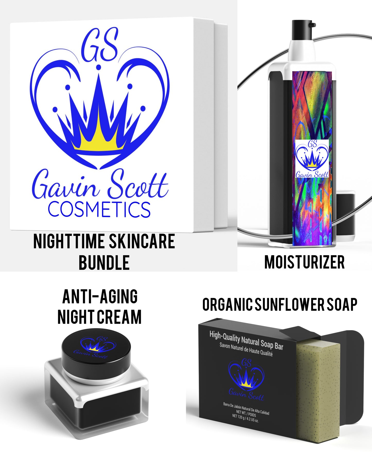 Gavin Scott Cosmetics Nighttime Skincare Box Set