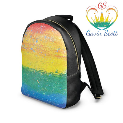 Gavin Scott PRIDE Deluxe Leather Backpack