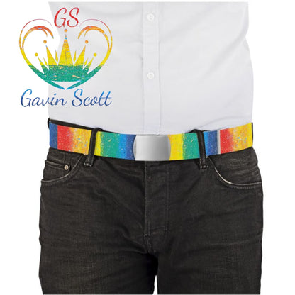 Gavin Scott PRIDE Deluxe Webbing Belt