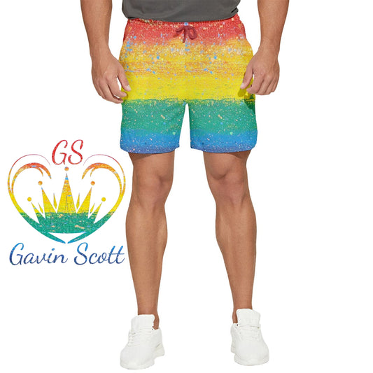 Gavin Scott PRIDE Shorts (Masc XS-5XL)