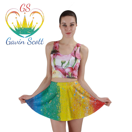 Gavin Scott PRIDE Mini Skirt (Femme XS-5XL)