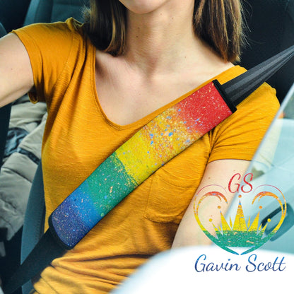 Gavin Scott PRIDE Seatbelt Covers