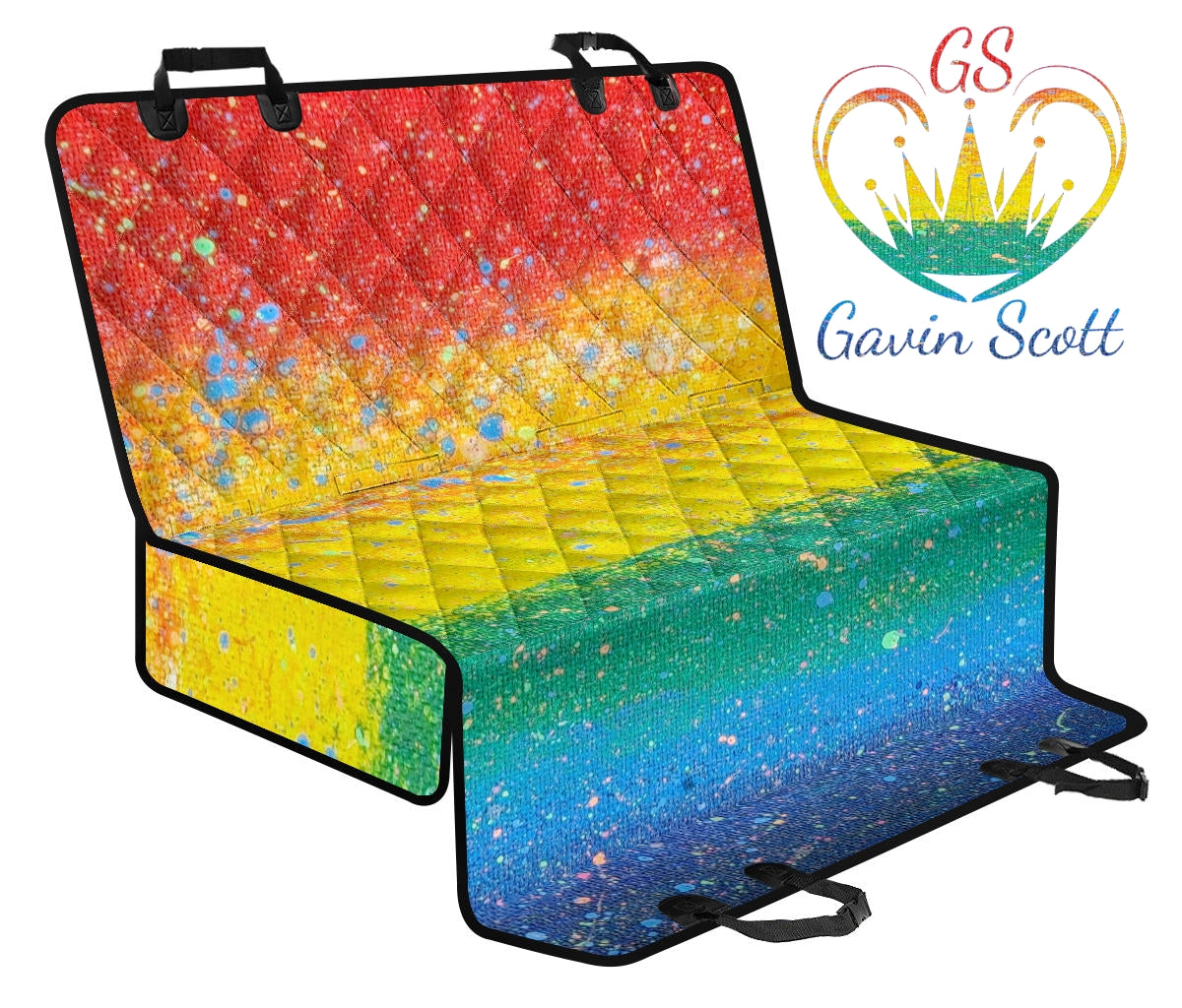 Gavin Scott PRIDE Backseat Cover