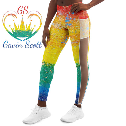 Gavin Scott PRIDE Leggings w/Mesh Pockets (Femme XS-XL)