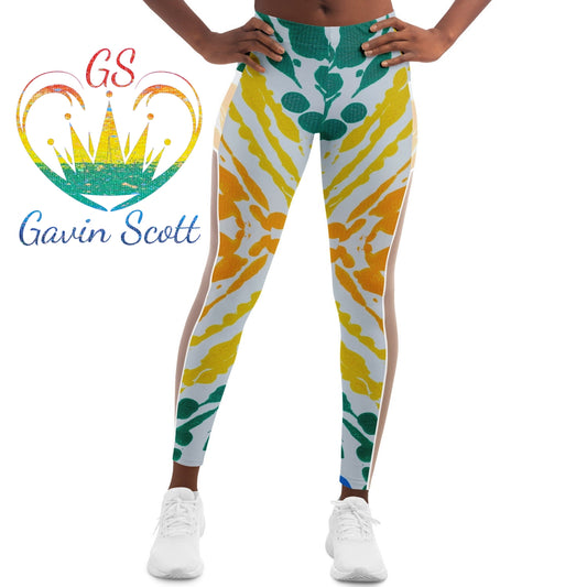 Gavin Scott PRIDE Leggings W/Mesh Pockets (Femme XS-XL)