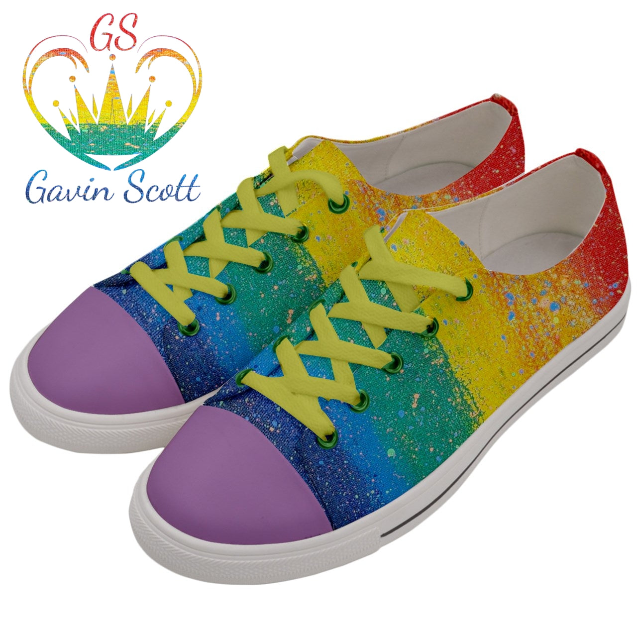 Gavin Scott Low Top Canvas Sneakers (Masc)