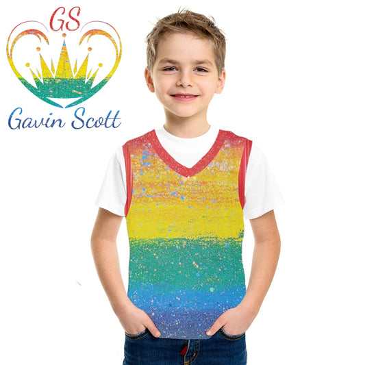 Gavin Scott PRIDE Basketball Tank Top (Youth/Petite Genderless 2-18)