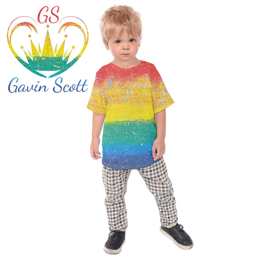 Gavin Scott PRIDE Raglan Tee (Youth/Petite Genderless 2-18)