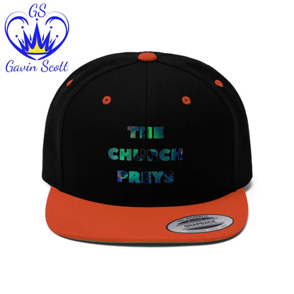 Gavin Scott "THE CHURCH PREYS" Flat Bill Hat