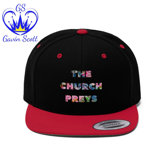 Gavin Scott "THE CHURCH PREYS" Flat Bill Hat