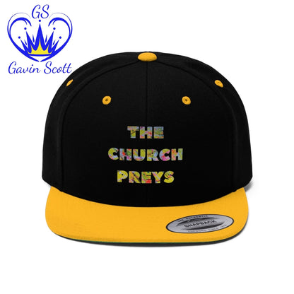 Gavin Scott "THE CHURCH PREYS" Flat Bill Hat