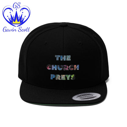 Gavin Scott "THE CHURCH PREYS" Flat Bill Hat