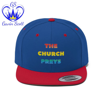 Gavin Scott "THE CHURCH PREYS" Flat Bill Hat