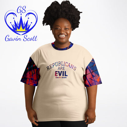 Gavin Scott REPUBLICANS ARE EVIL Tee (Genderless 2XL-6XL)