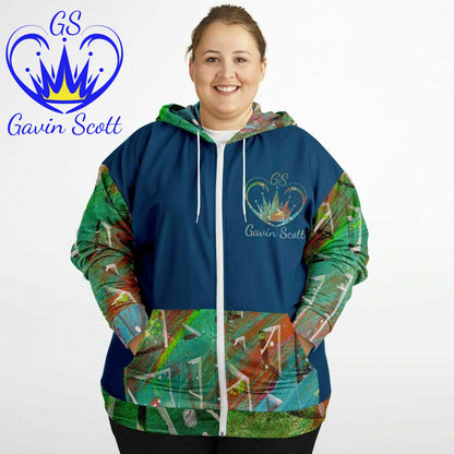 Gavin Scott REPUBLICANS ARE EVIL Zip-up Hoodie (Genderless 2XL-6XL)