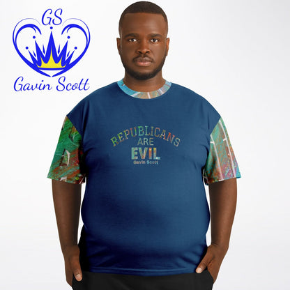 Gavin Scott REPUBLICANS ARE EVIL Tee (Genderless 2XL-6XL)