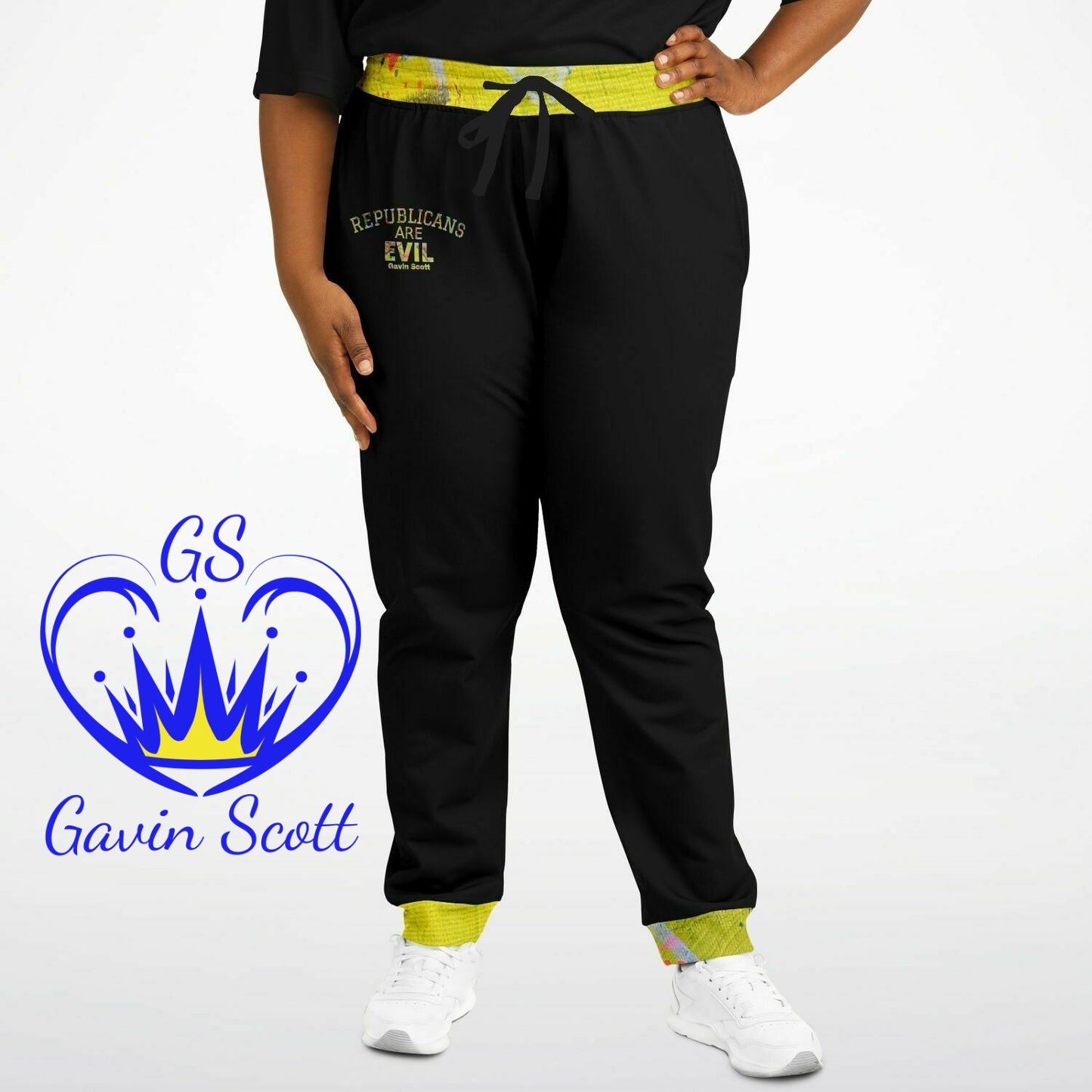 Gavin Scott "REPUBLICANS ARE EVIL" Joggers (Genderless 2XL-6XL)