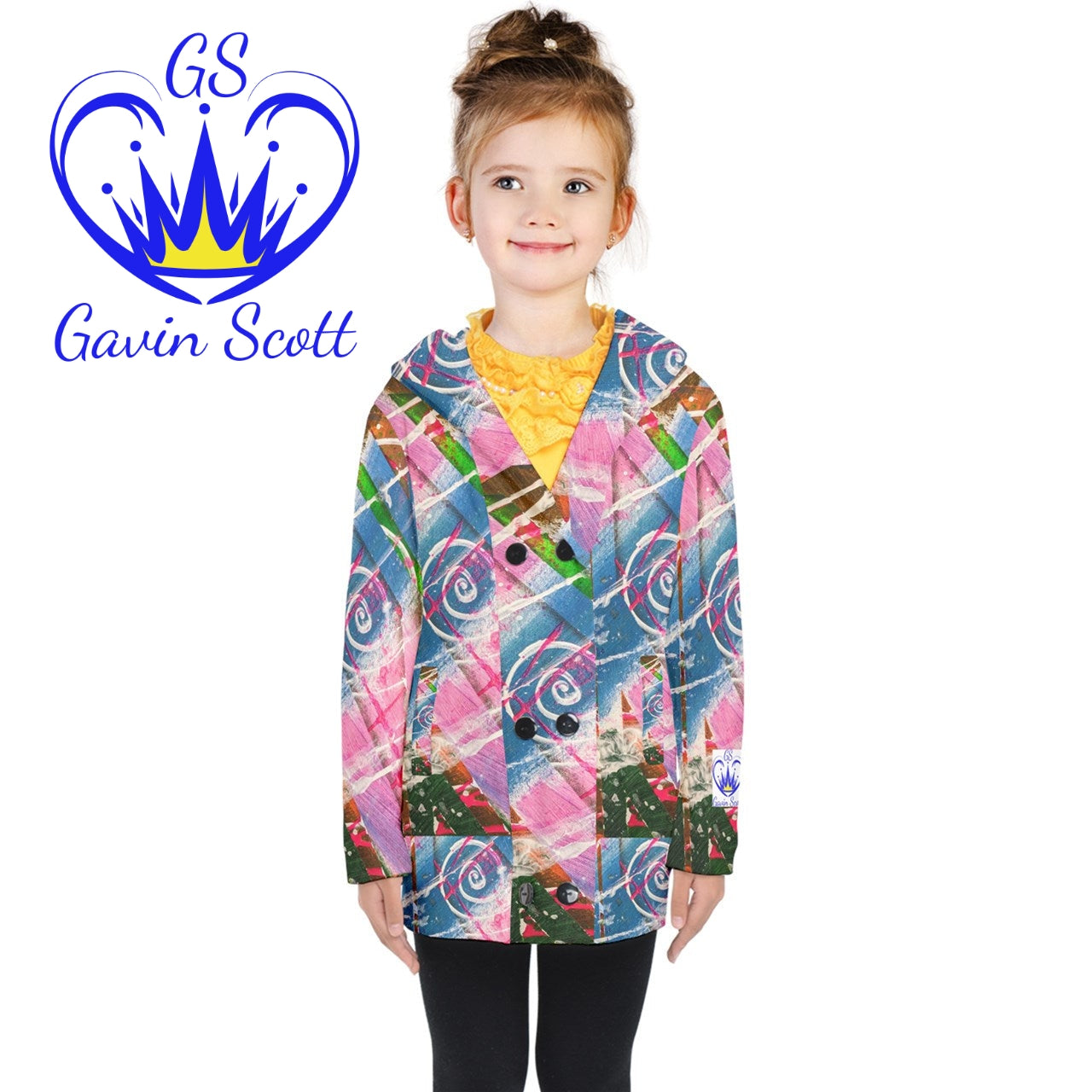 Gavin Scott Hoodie Cardigan (Youth/Petite Genderless 2-16)