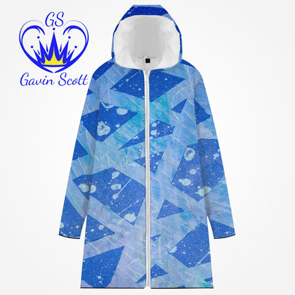 Gavin Scott Full Length Hooded Puffer Coat - White Lining (Genderless XXS-4XL)