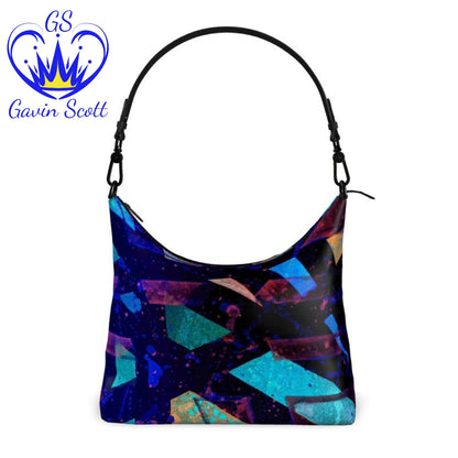 Gavin Scott Deluxe Leather Square Shoulder Bag