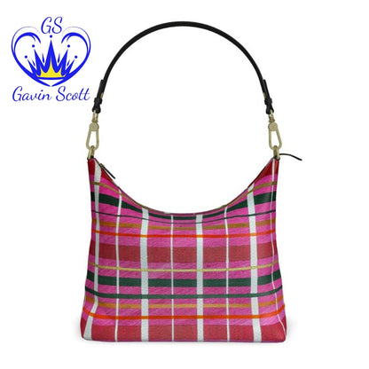 Gavin Scott Deluxe Leather Square Shoulder Bag
