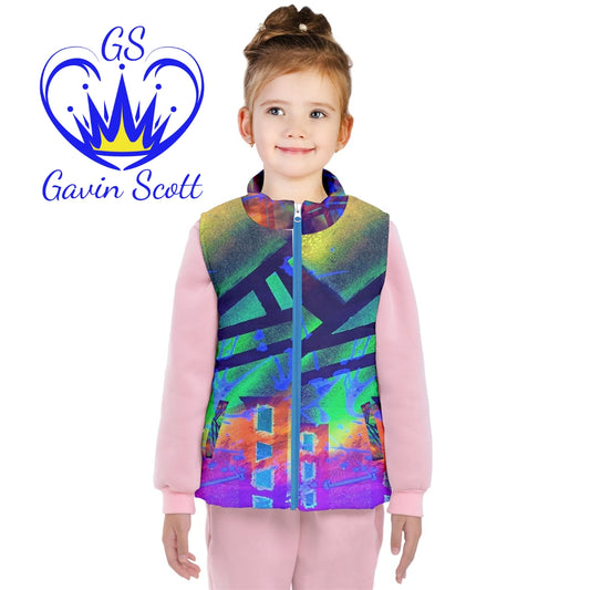 Gavin Scott Puffer Vest w/Black Lining (Youth/Petite Genderless 2-16)
