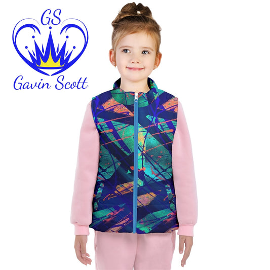 Gavin Scott Puffer Vest w/Black Lining (Youth/Petite Genderless 2-16)