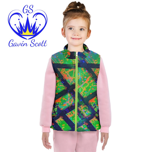 Gavin Scott Puffer Vest w/Black Lining (Genderless 2-16)