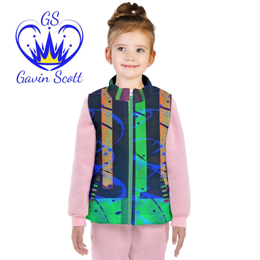 Gavin Scott Puffer Vest w/Black Lining (Genderless 2-16)