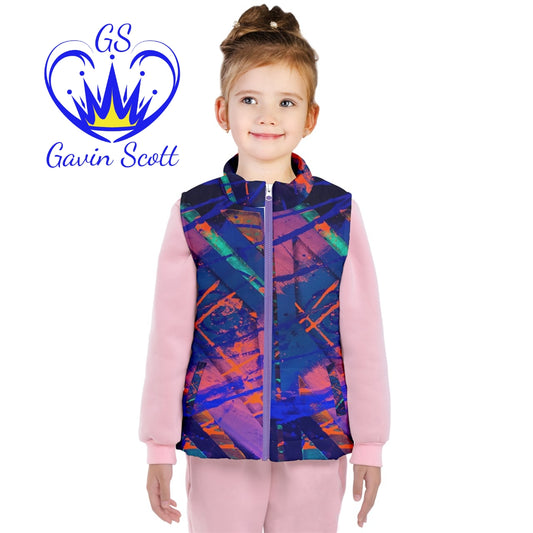 Gavin Scott Puffer Vest w/Black Lining (Genderless 2-16)