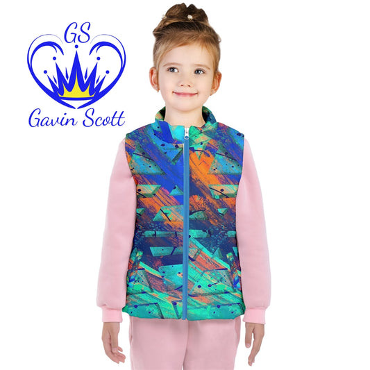 Gavin Scott Puffer Vest w/Black Lining (Genderless 2-16)