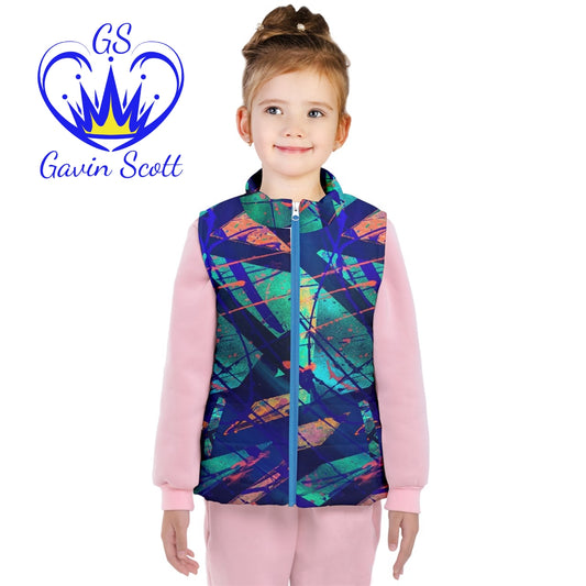 Gavin Scott Puffer Vest w/White Lining (Youth/Petite Genderless 2-16)