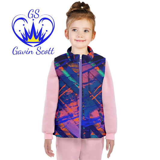 Gavin Scott Puffer Vest w/White Lining (Youth/Petite Genderless 2-16)