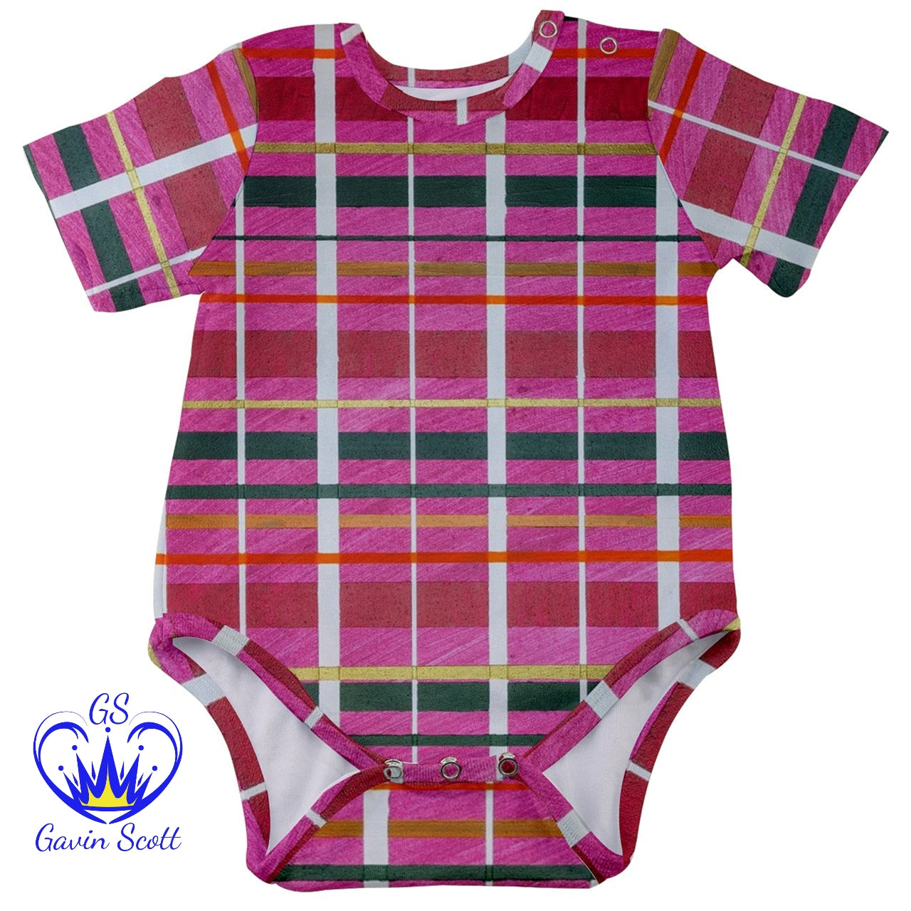 Gavin Scott Short Sleeve Baby Onesie Bodysuit