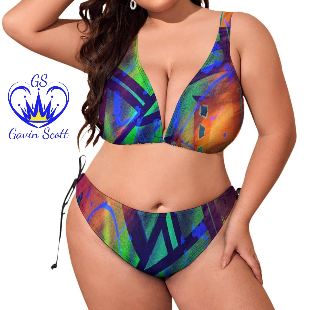 Gavin Scott Bikini Swimsuit (Femme XL-4XL)