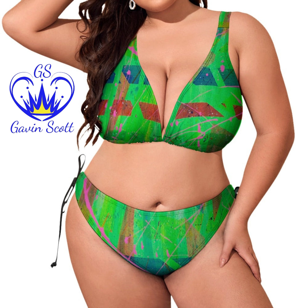 Gavin Scott Bikini Swimsuit (Femme XL-4XL)