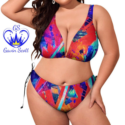 Gavin Scott Bikini Swimsuit (Femme XL-4XL)