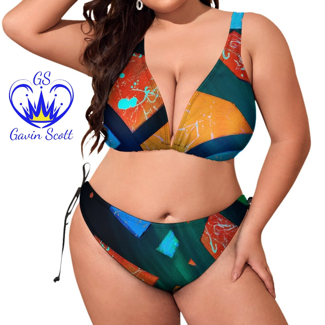 Gavin Scott Bikini Swimsuit (Femme XL-4XL)