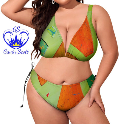 Gavin Scott Bikini Swimsuit (Femme XL-4XL)