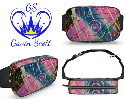 Gavin Scott 100% Genuine Nappa Leather Belt Bag