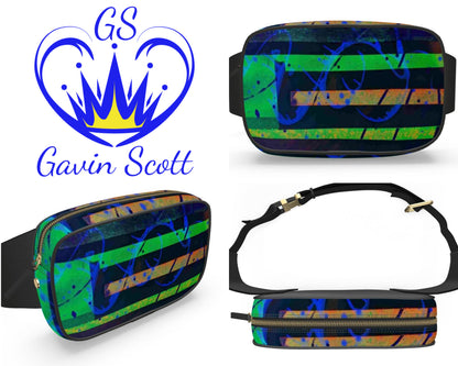 Gavin Scott 100% Genuine Nappa Leather Belt Bag