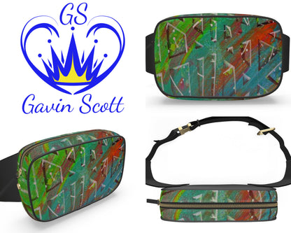 Gavin Scott 100% Genuine Nappa Leather Belt Bag