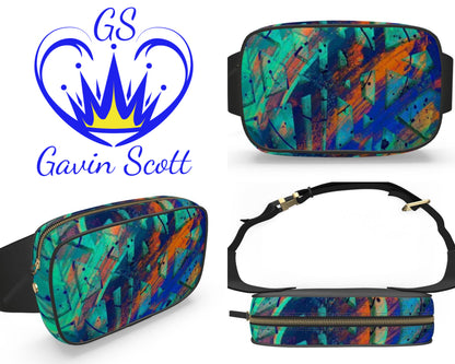 Gavin Scott 100% Genuine Nappa Leather Belt Bag