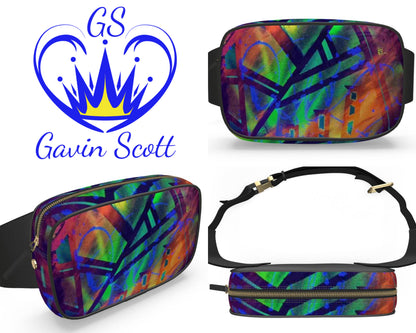 Gavin Scott 100% Genuine Nappa Leather Belt Bag