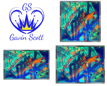 Gavin Scott Acrylic Serving Trays (3 Sizes)
