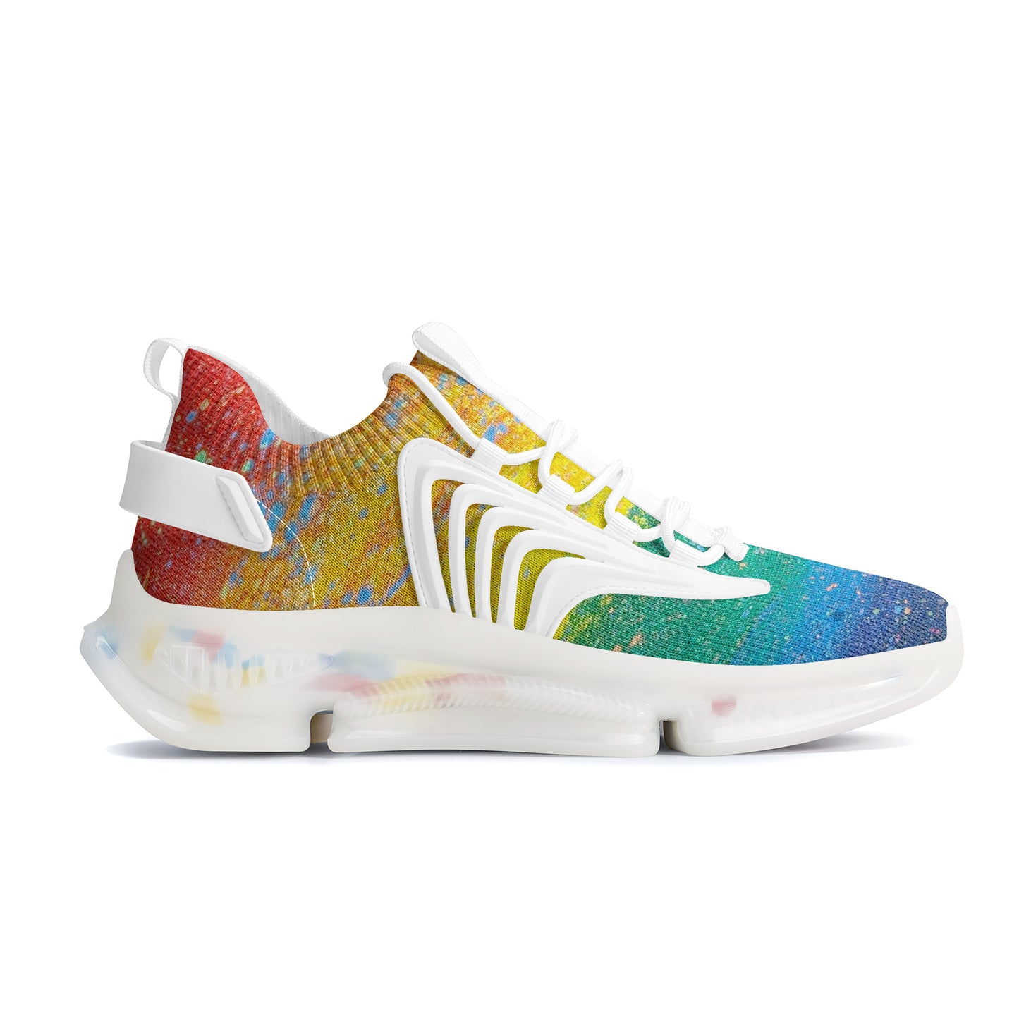 Gavin Scott PRIDE Air Max React Sneakers - White