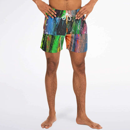 Gavin Scott Square Cut Swim Trunks (Masc XS-3XL)